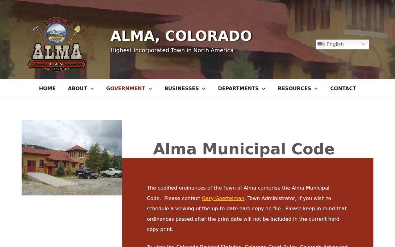 Alma court docket municipal code source