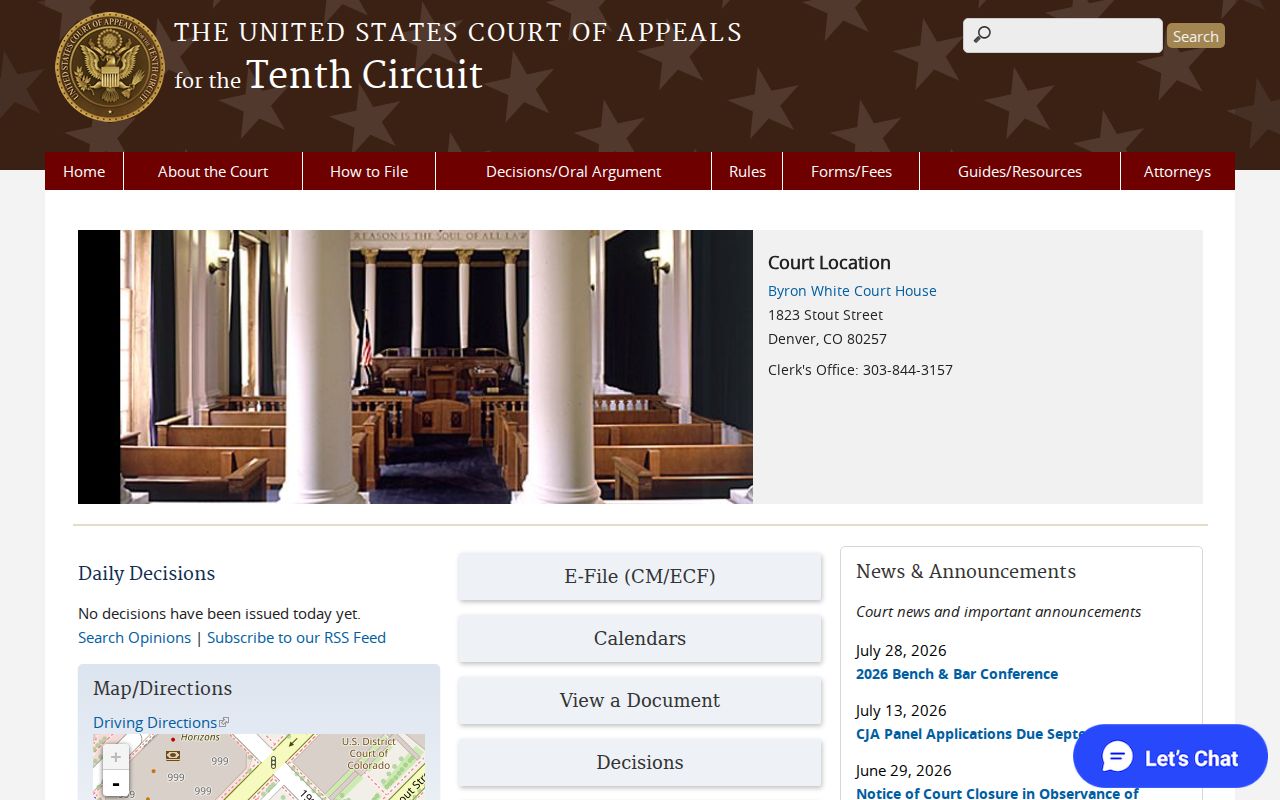 Federal appellate records separate from Alma court docket